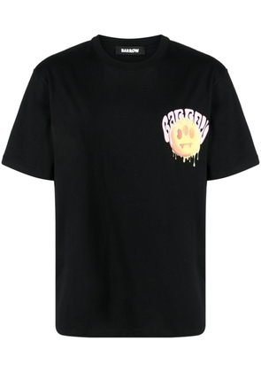 BARROW graphic-print cotton T-shirt - Black