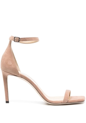 Jimmy Choo Alva 85mm stiletto suede sandals - Pink