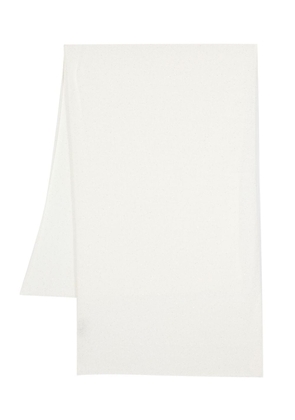 Fabiana Filippi sequin-detail open-kinit scarf - White