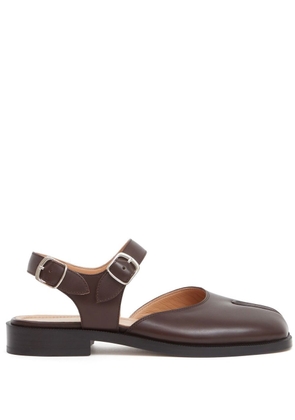 Maison Margiela Tabi ankle-strap leather sandals - Brown