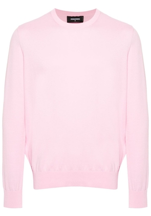 Dsquared2 knitted cotton jumper - Pink