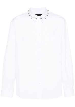 Simone Rocha embellished cotton shirt - White