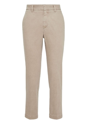 Brunello Cucinelli straight-leg trousers - Brown