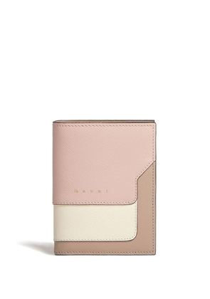 Marni colour-block leather wallet - Neutrals
