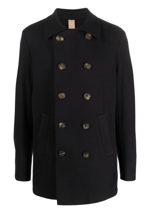 Eleventy double-breasted wool peacoat - Blue