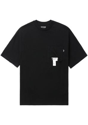 Musium Div. graphic-print logo-embroidered T-shirt - Black