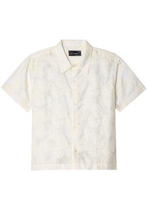 mfpen Holiday floral-jacquard cotton shirt - Neutrals