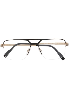 Cazal pilot-frame eyeglasses - Black