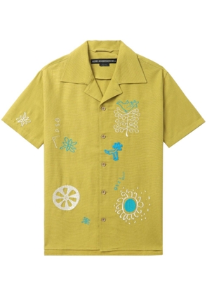 Andersson Bell April-embroidery shirt - Yellow
