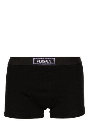 Versace logo-waistband boxer briefs - Black