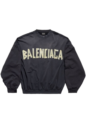 Balenciaga Tape Type cotton sweatshirt - Black