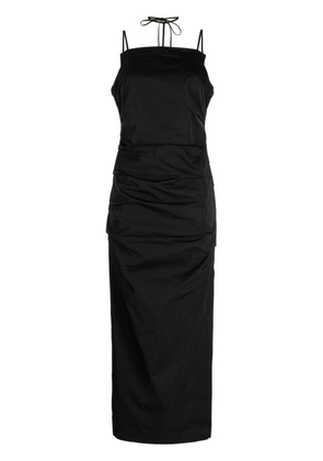 Rachel Gilbert Prescott multi-strap fitted dress - Black