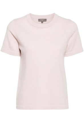 N.Peal short-sleeve cashmere T-shirt - Pink