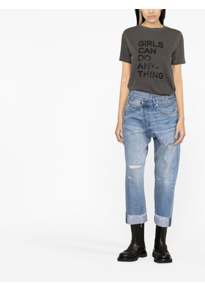 Zadig&Voltaire slogan-print cotton T-shirt - Grey