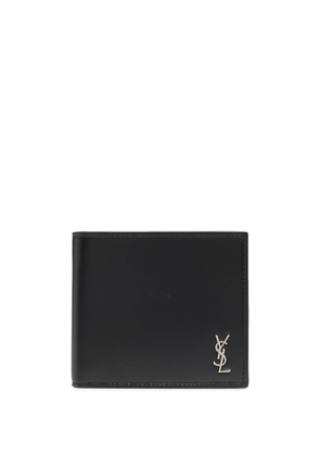Saint Laurent YSL monogram bi-fold wallet - Black