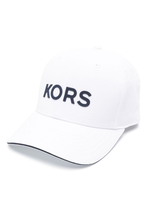 Michael Kors logo-appliqué ripstop hat - White