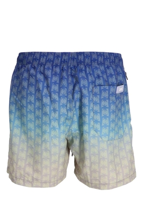 OAS Company ombré star-print swim shorts - Blue