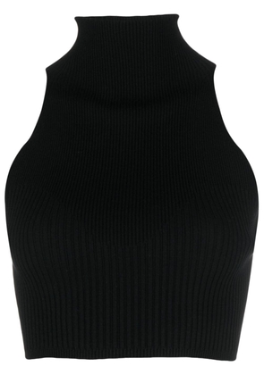 AERON Zero ribbed-knit crop top - Black
