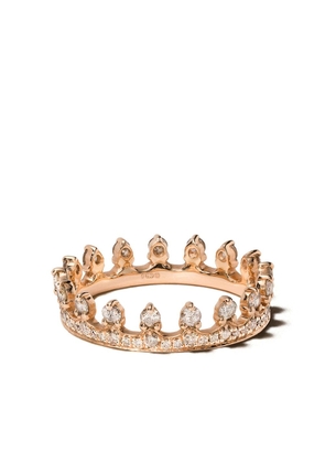 Annoushka 18kt rose gold Crown diamond ring - Pink