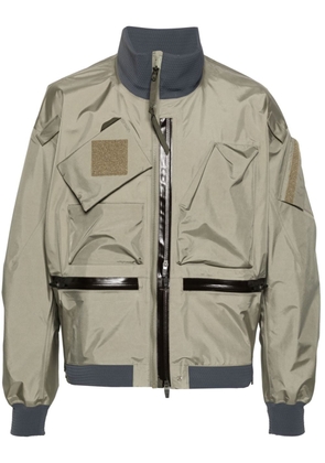 ACRONYM multiple-pockets bomber jacket - Green