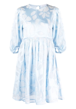 Cecilie Bahnsen Mabel puff-sleeve dress - Blue
