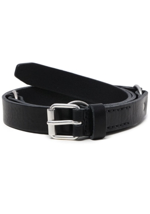 OUR LEGACY buckled leather belt - Black