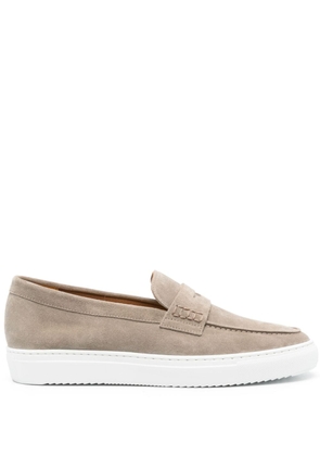 Doucal's slip-on suede loafers - Grey
