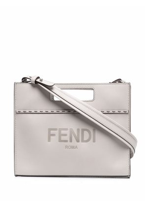 FENDI logo-print tote bag - Grey
