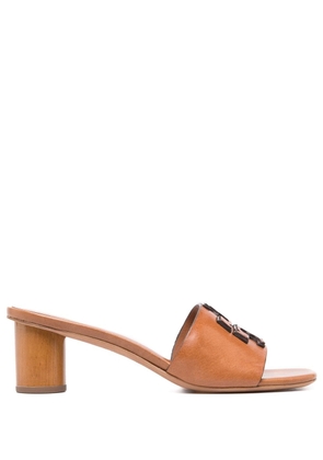 Tory Burch Ines 55mm leather mules - Brown