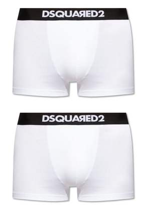 Dsquared2 logo-waistband stretch-cotton boxers (pack of two) - White