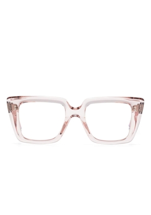 Cutler & Gross translucent cat-eye glasses - Pink