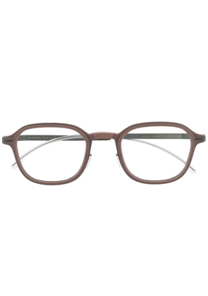 Mykita Baker square-frame glasses - Brown