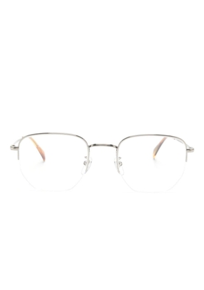 Eyewear by David Beckham 1153 geometric-frame glasses - Silver