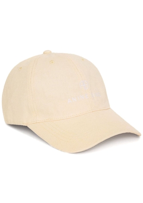 ANINE BING Jeremy logo-embroidered cotton-twill baseball cap - Neutrals
