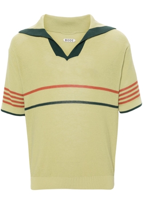 BODE Palmer knitted polo shirt - Green