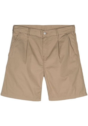 Carhartt WIP Albert cotton shorts - Brown
