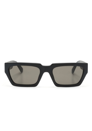 Moschino Eyewear matte rectangle-frame sunglasses - Black