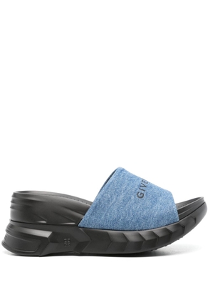 Givenchy Marshmallow denim platform sandals - Blue