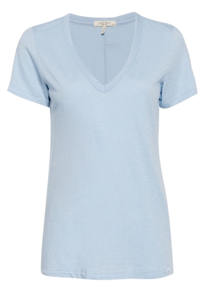 rag & bone v-neck organic cotton t-shirt - Blue