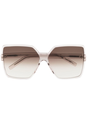 Saint Laurent Eyewear gradient oversize-frame sunglasses - Pink