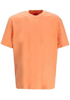 HUGO logo-print cotton T-shirt - Orange