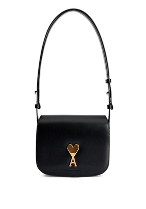 AMI Paris leather shoulder bag - Black