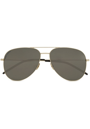 Saint Laurent Classic 11 pilot-frame sunglasses - Gold