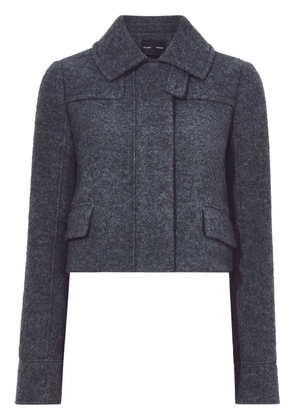Proenza Schouler zipped wool cropped jacket - Grey