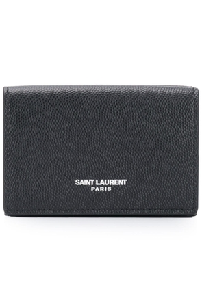 Saint Laurent grained card case - Black