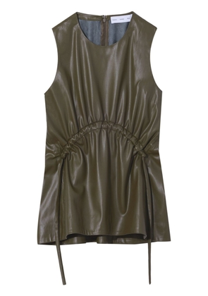 Proenza Schouler White Label sleeveless faux-leather top - Green