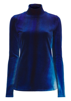 Proenza Schouler Ice Dyed velvet top - Blue
