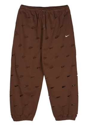 Nike x Jacquemus Swoosh track pants - Brown