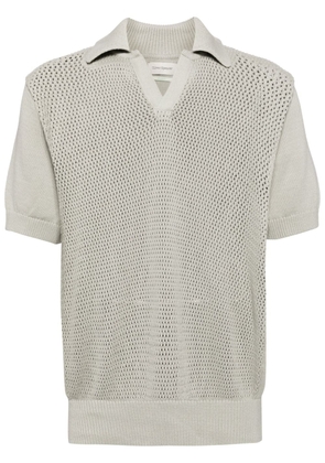 Oliver Spencer Oli organic cotton polo shirt - Grey