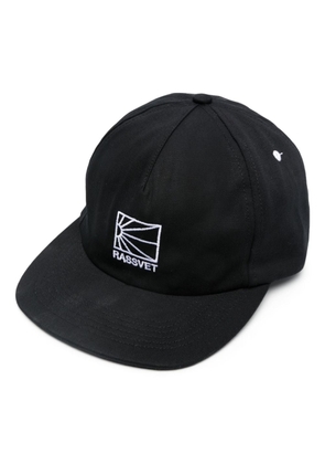 RASSVET logo-embroidered cotton cap - Black